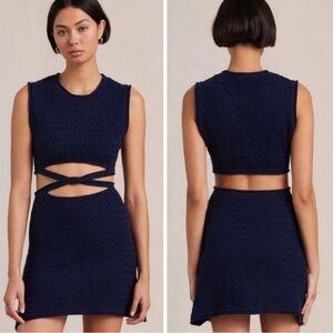 Bec & Bridge Navy Mini Dress